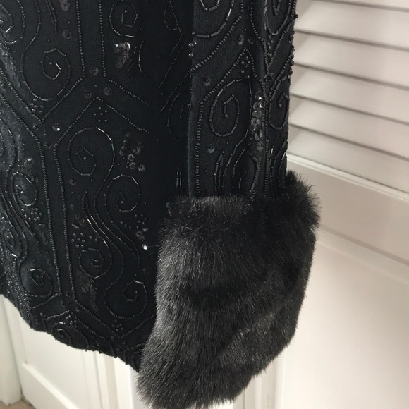 TAKAKO SAKON Black Beaded Embroidered Sweater - Picture 5 of 7